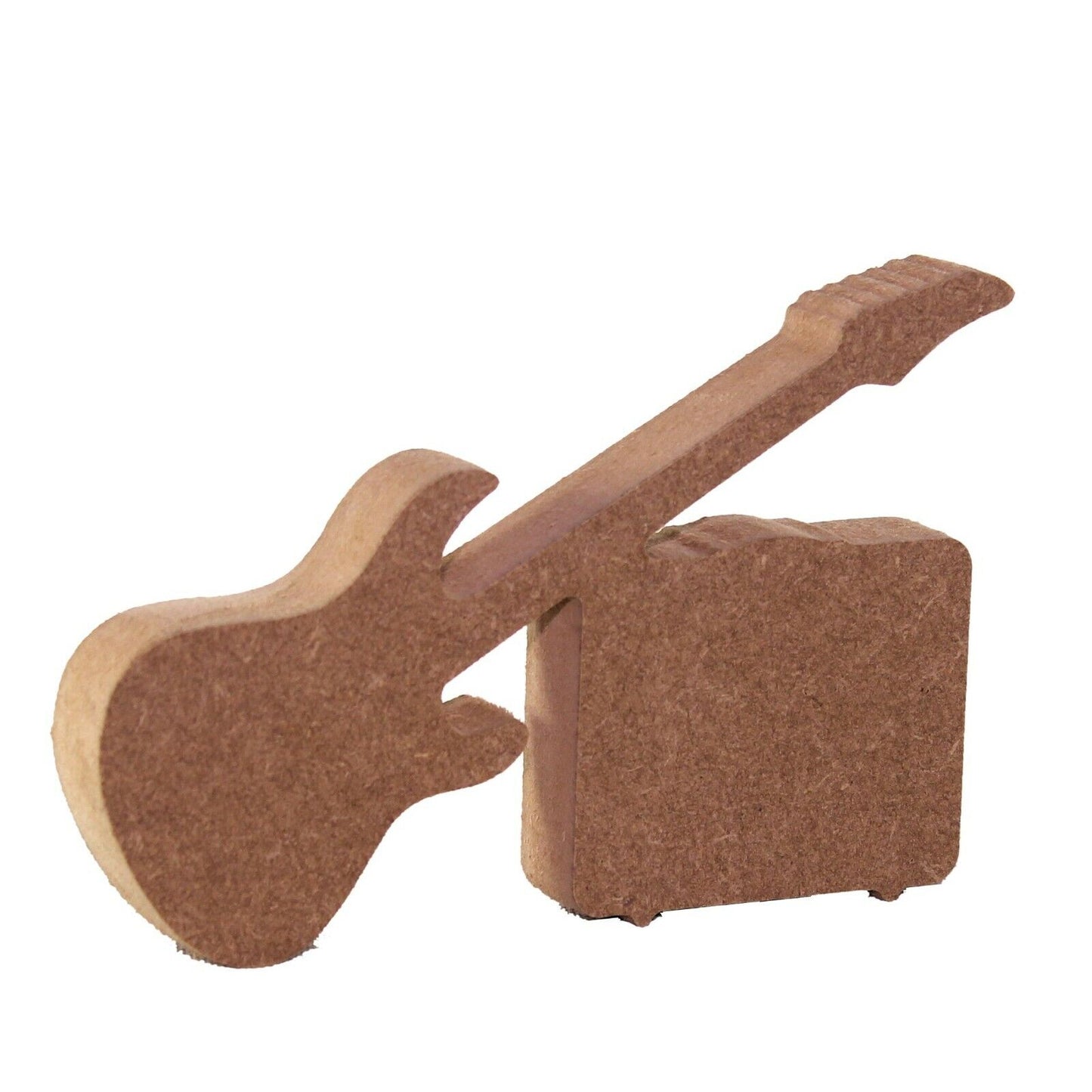 Free Standing 18mm MDF Electric Guitar and Amp Craft Shape Various Sizes.