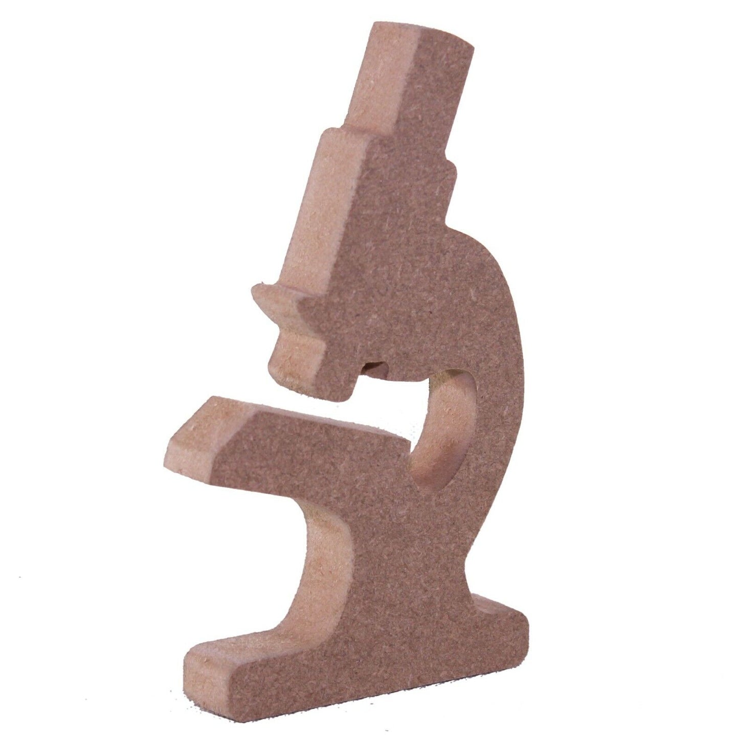 Free Standing 18mm MDF Microscope Craft Shape Various Sizes. Micro scope
