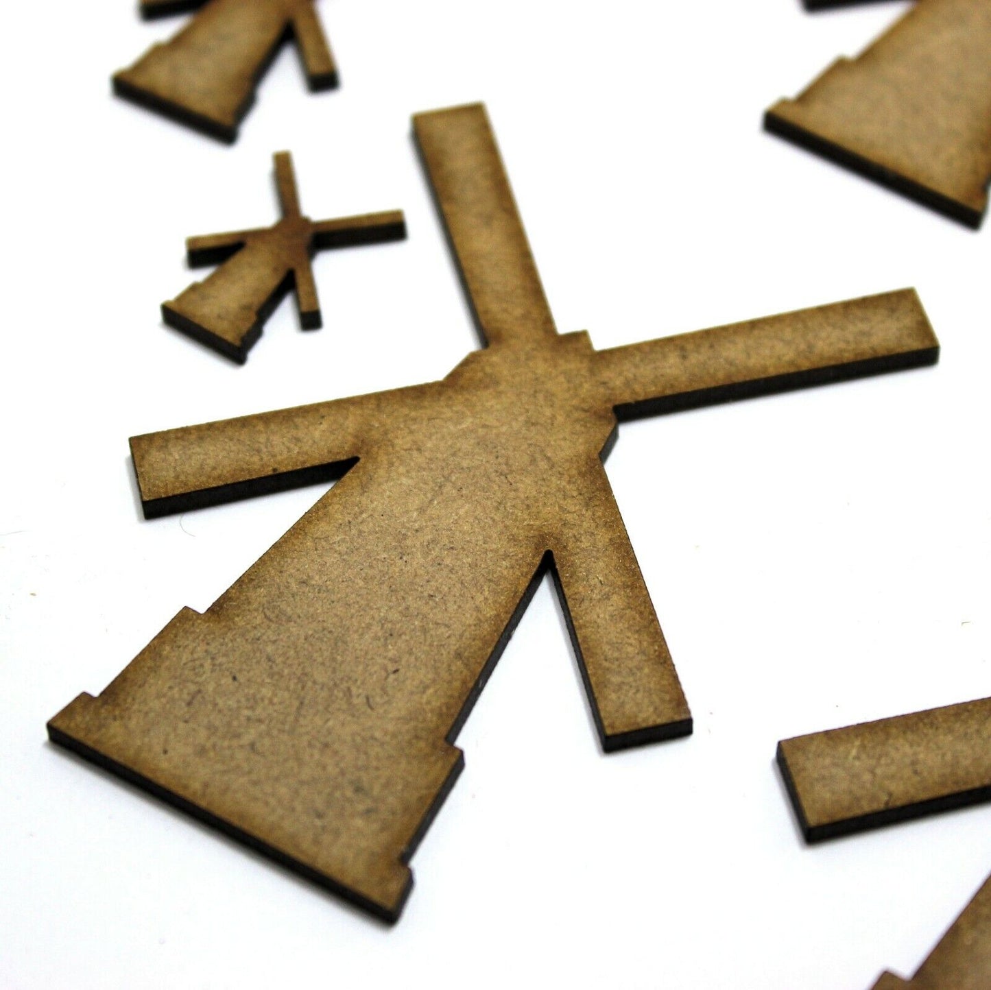 Windmill Craft Shape, Various Sizes, 2mm MDF Wood. Wind Mill