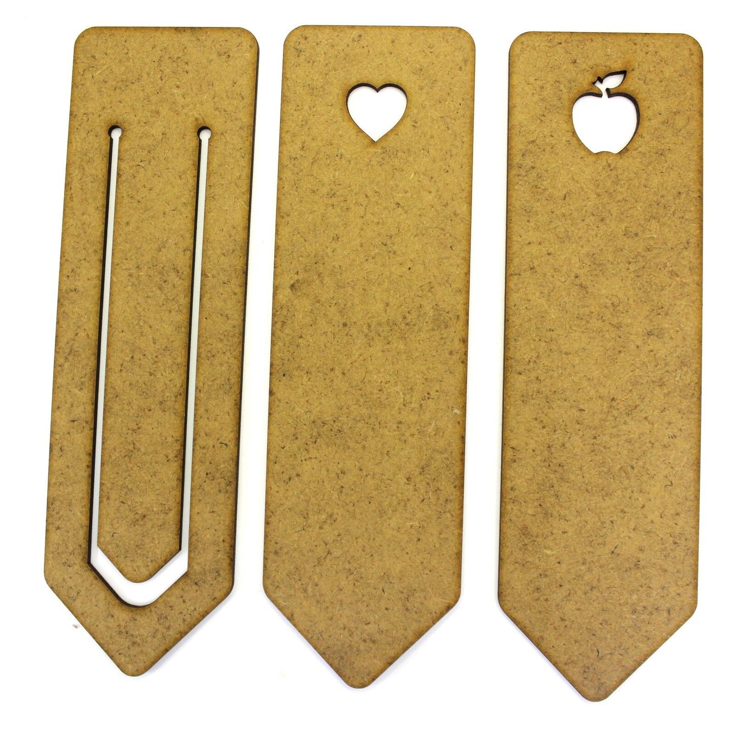 Bookmark Craft Shape. 2mm MDF Wood. Various designs. Teacher / Reader Gift. Book