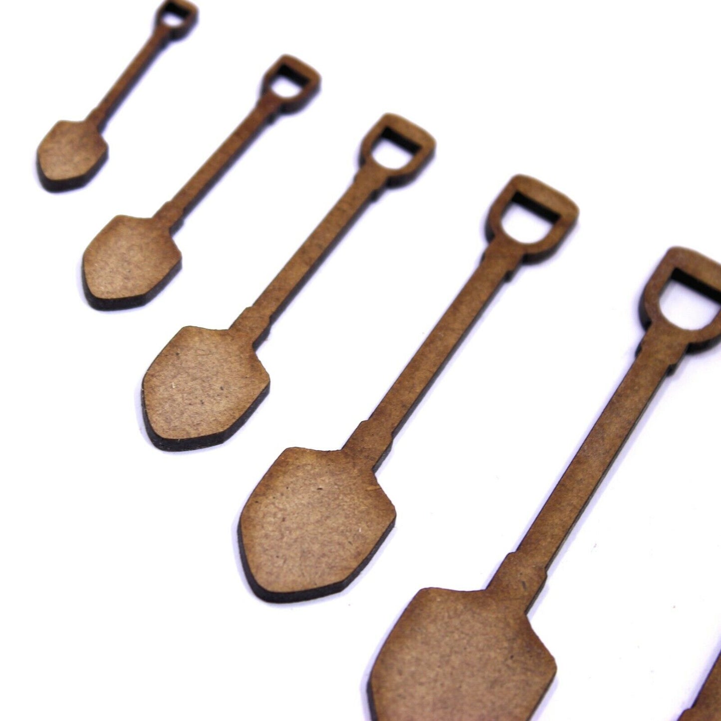 Garden Spade Craft Shape, Various Sizes, 2mm MDF Wood. Gardening, gardener, dig