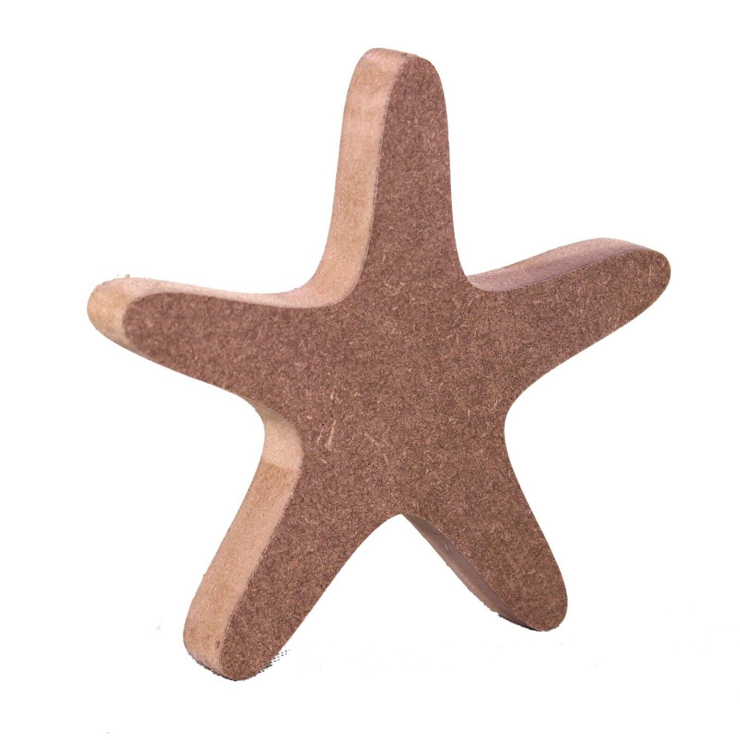 Free Standing 18mm MDF Starfish Craft Shape. 10cm to 30cm. Beach, Ocean, Summer