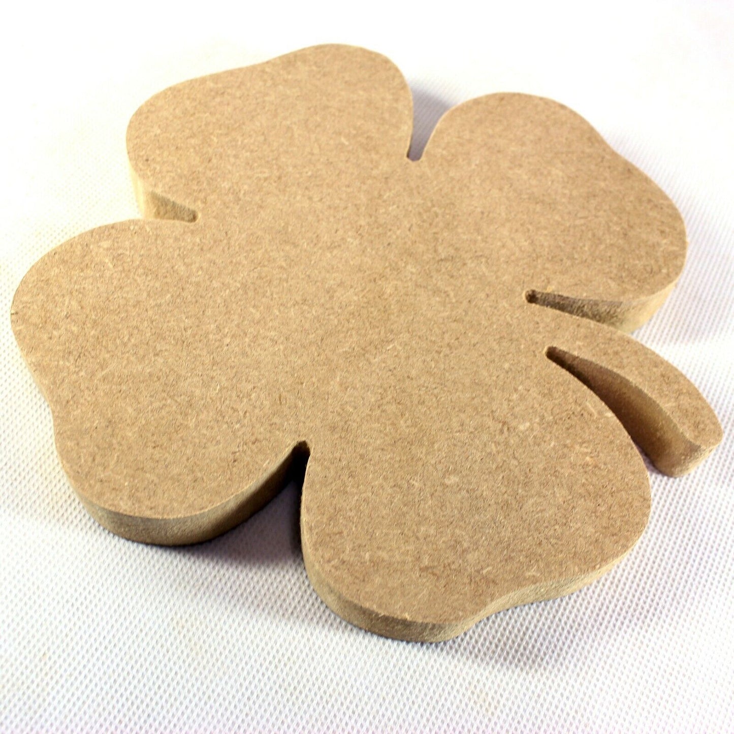 Free Standing 18mm MDF Clover Craft Shape Various Sizes. Luck, St Patrick Irish