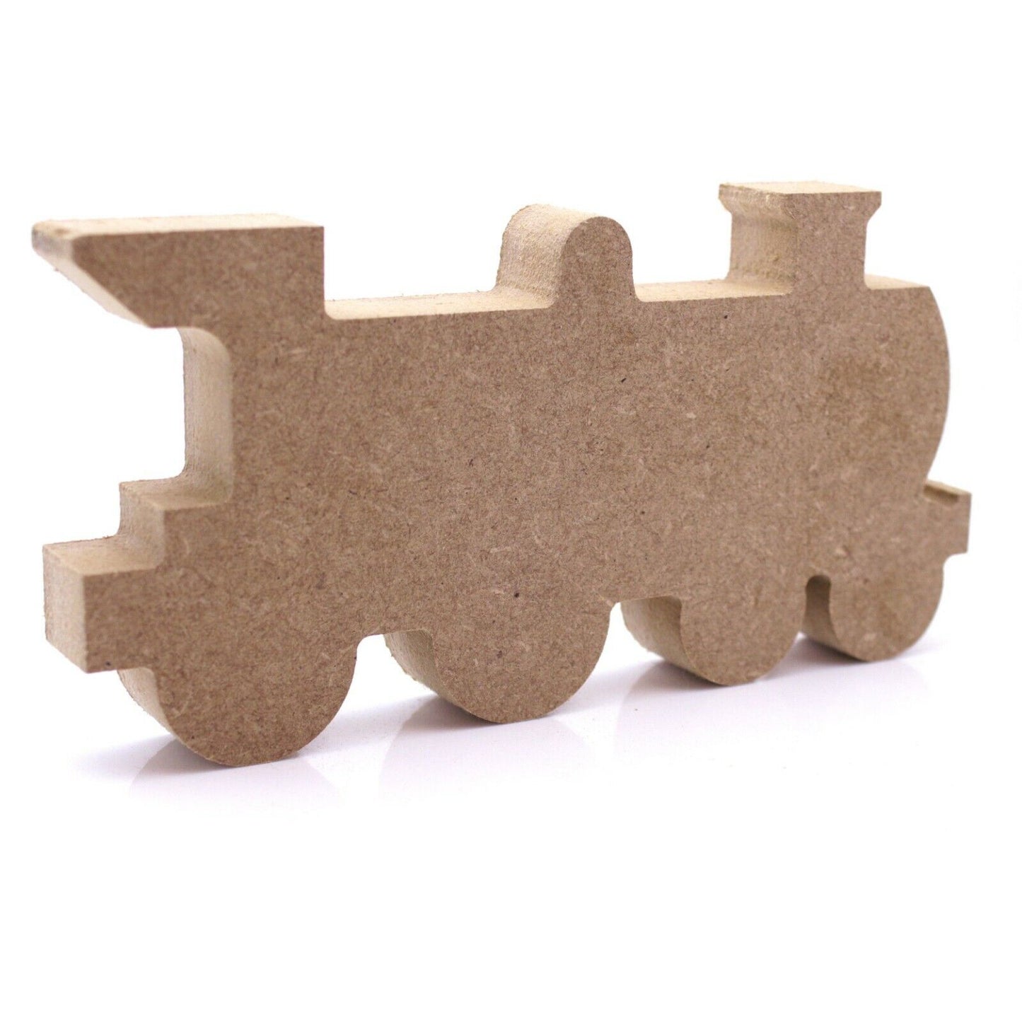 Free Standing 18mm MDF Train Engine Craft Shape Various Sizes. Railway Vehicle