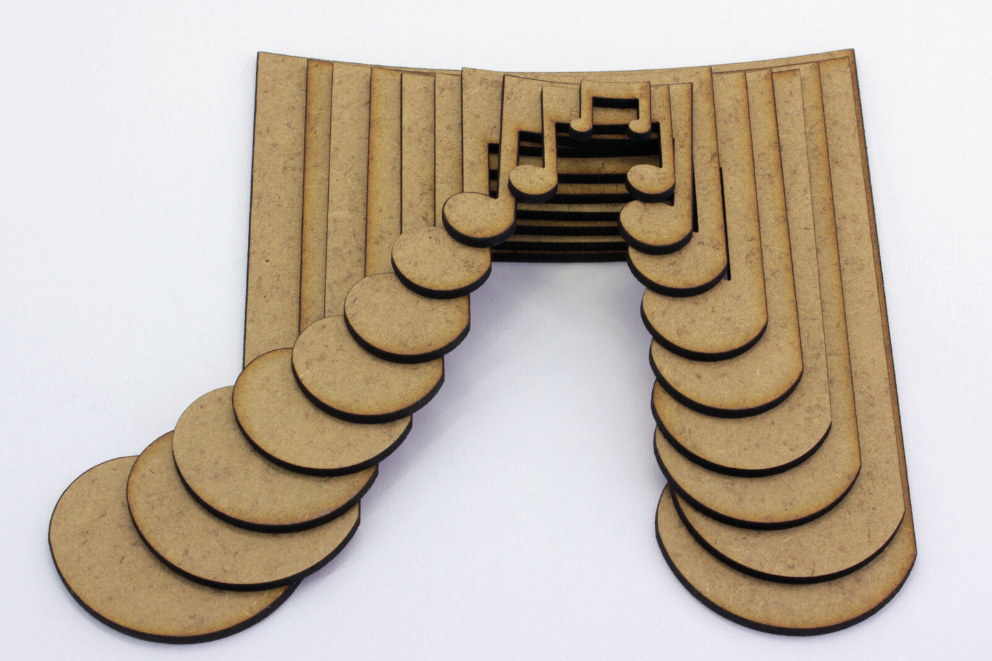 Music Note, Craft Shapes, Embellishments, Decorations, 2mm MDF Wood.Card Topper