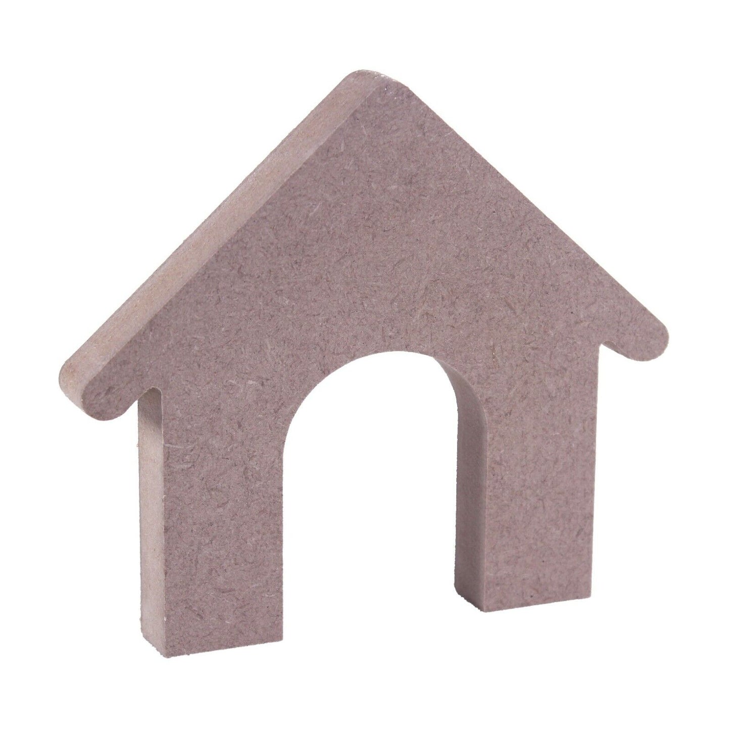 Dog House Shape Craft Shape Free Standing 18mm MDF. 10cm to 30cm. Pet, Kennel
