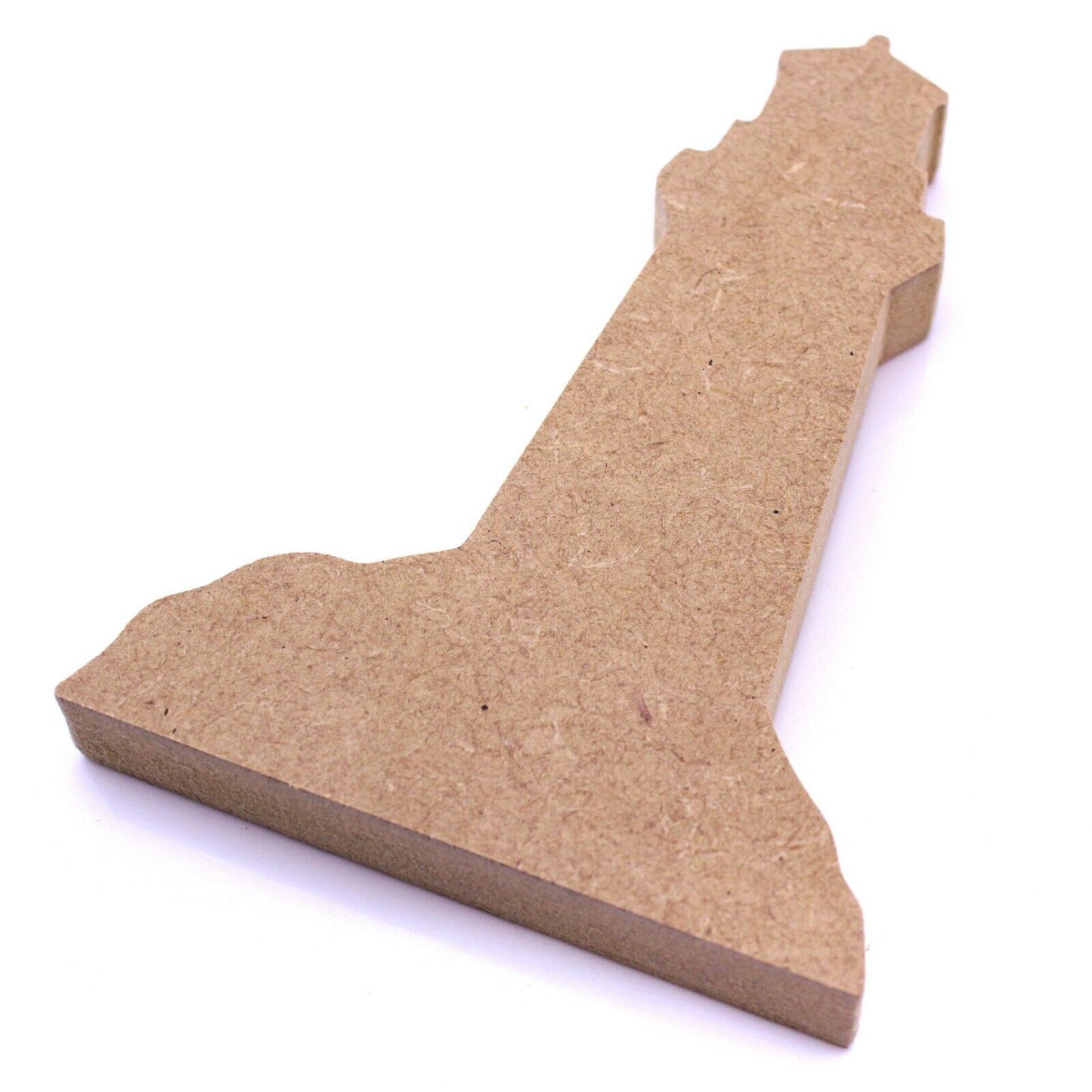 Free Standing 18mm MDF Lighthouse Craft Shape. 10cm to 30cm. Seaside, Beach