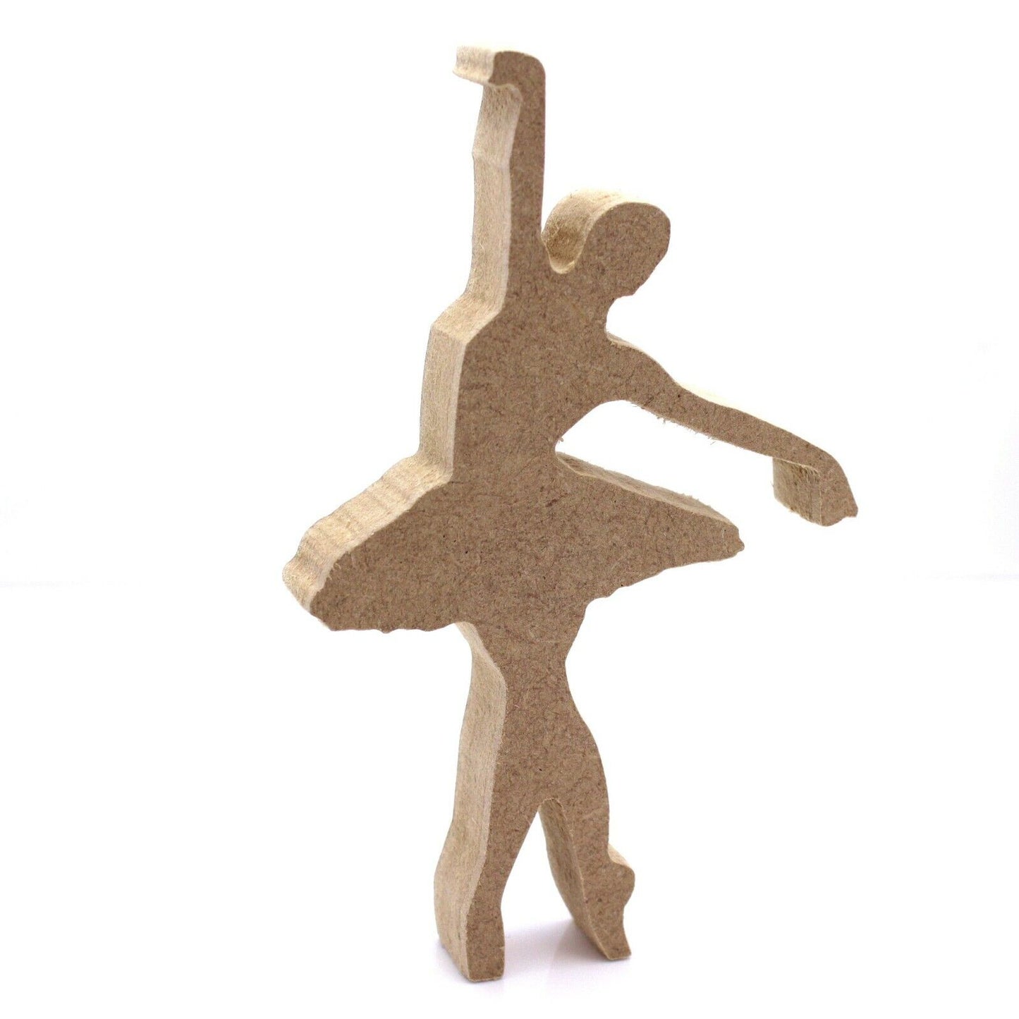 Free Standing 18mm MDF Ballerina Craft Shape Various Sizes. Dance, Ballet