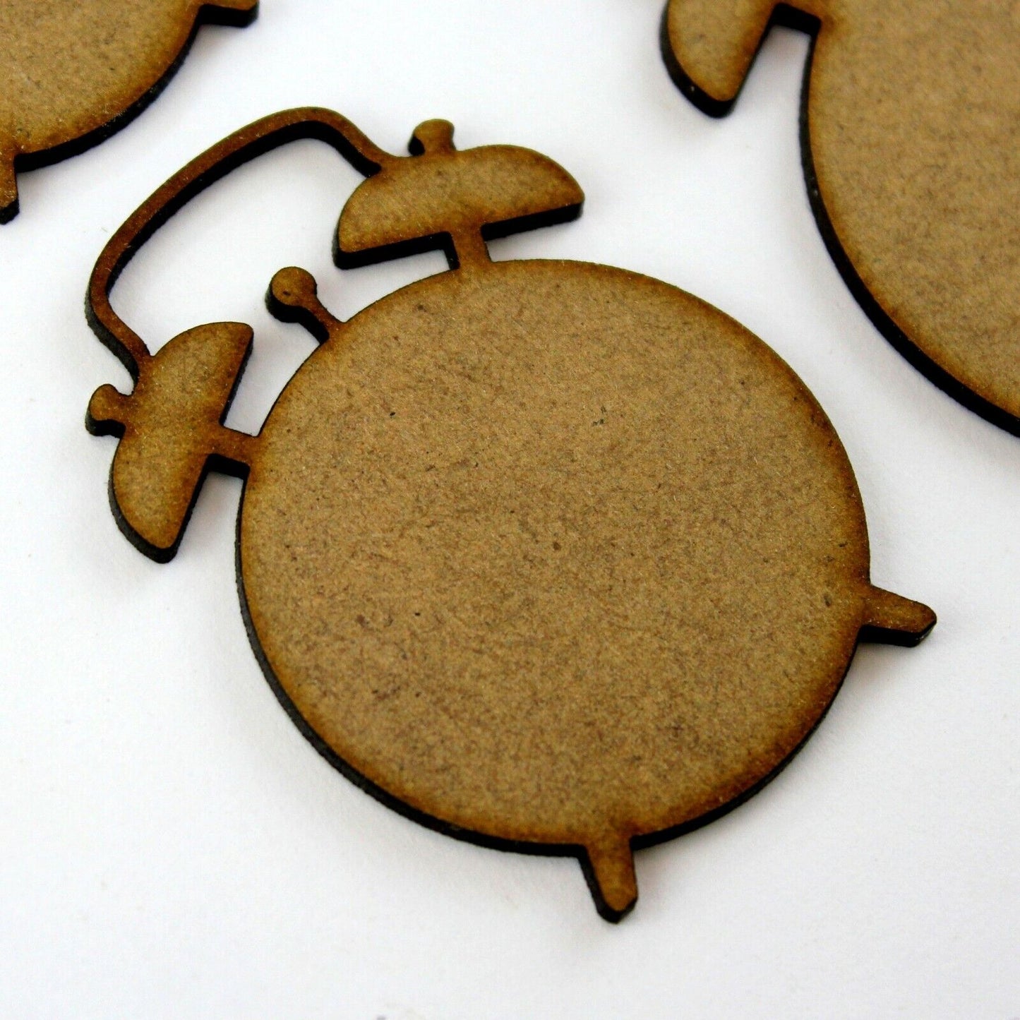 Alarm Clock Craft Shape, Various Sizes, 2mm MDF Wood.