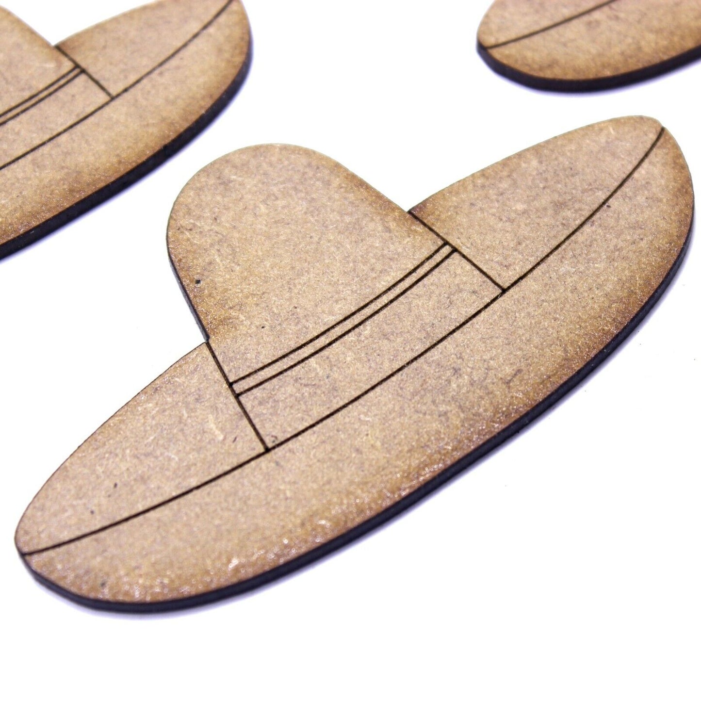 Sombrero Craft Shape, Various Sizes, 2mm MDF Wood. Mexican Hat, Charro, Mexico