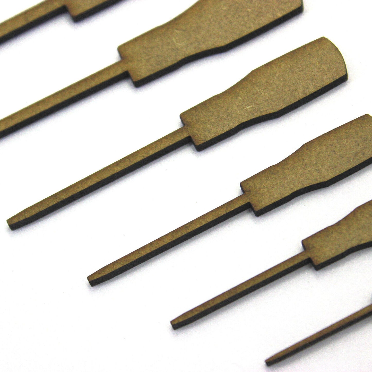 Screwdriver Craft Shapes, Embellishments, Decorations, 2mm MDF Tools
