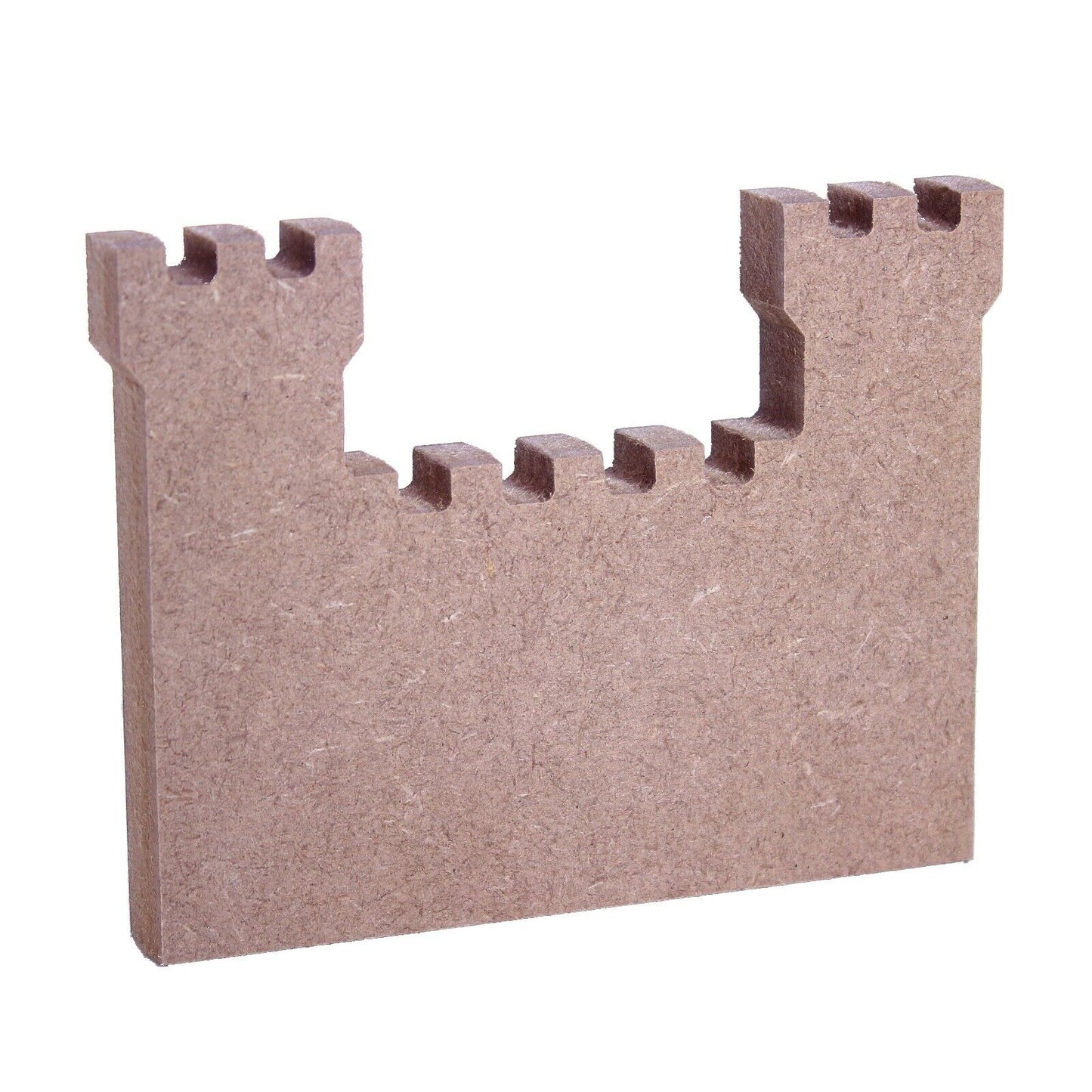 Free Standing 18mm MDF Castle Blank Craft Shape. 10cm to 30cm. Prince, Princess