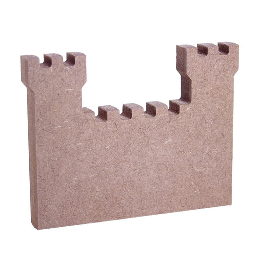 Free Standing 18mm MDF Castle Blank Craft Shape. 10cm to 30cm. Prince, Princess