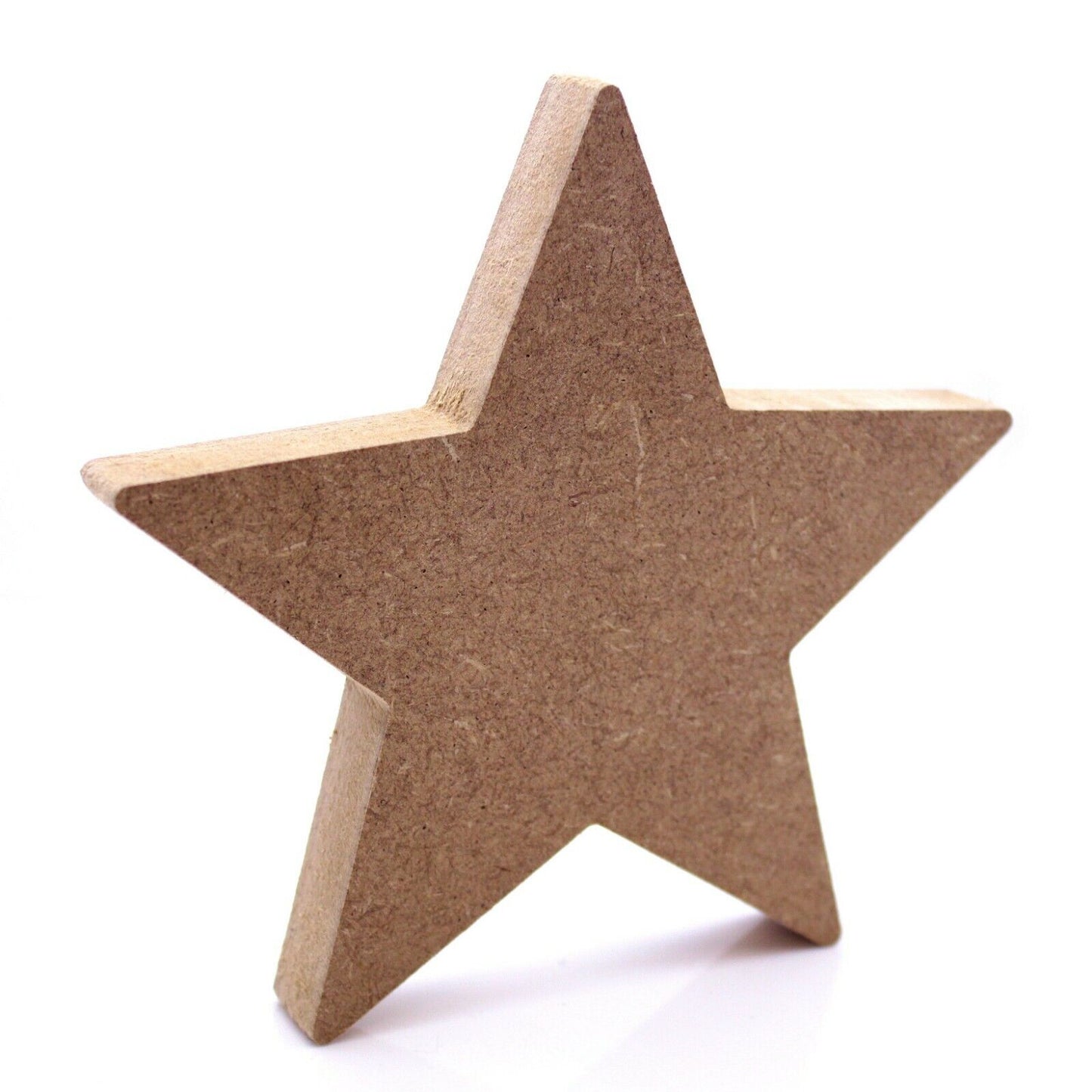 Free Standing 18mm MDF Star Craft Shape Various Sizes.