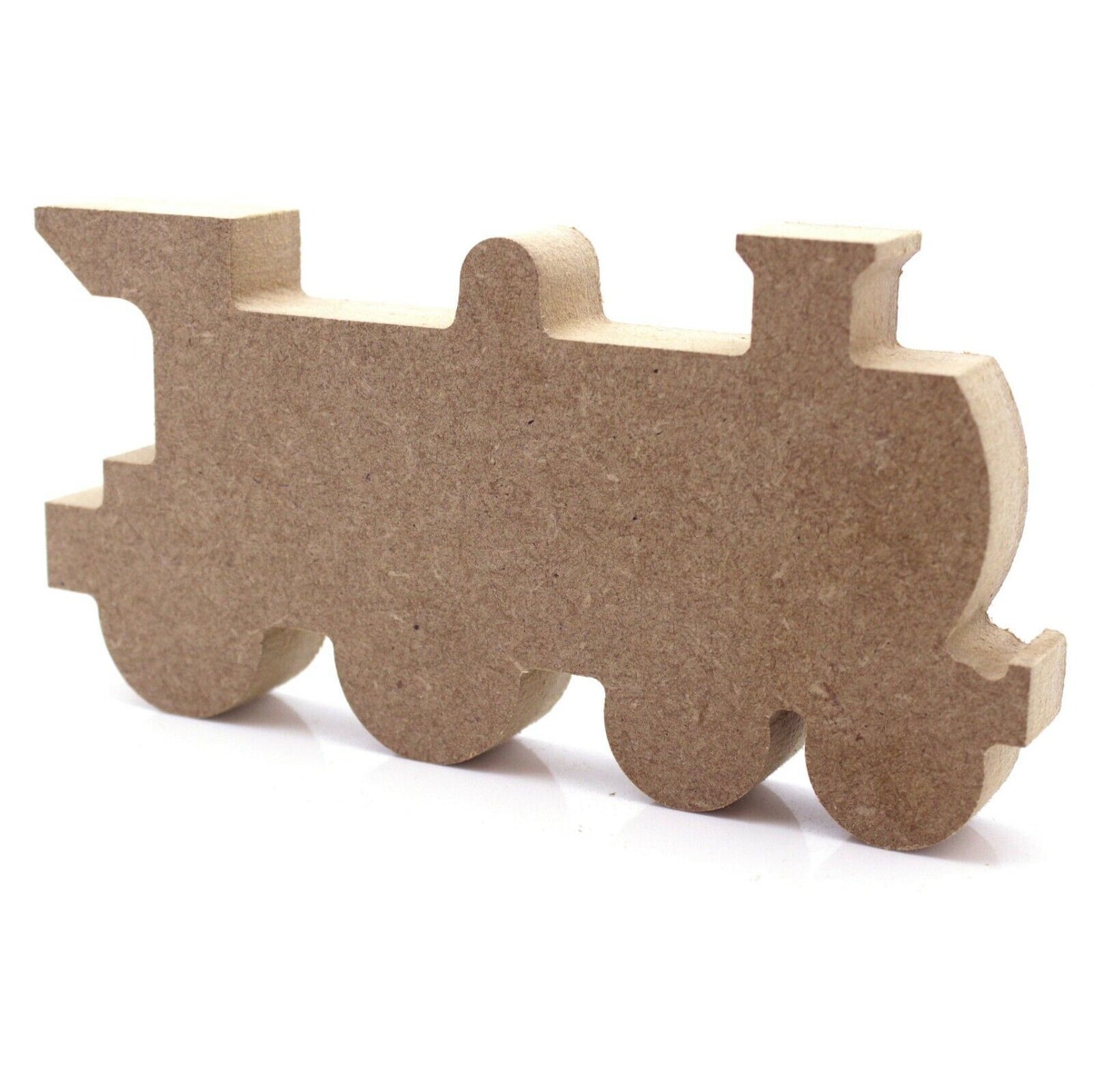 Free Standing 18mm MDF Train Engine Craft Shape Various Sizes. Railway Vehicle