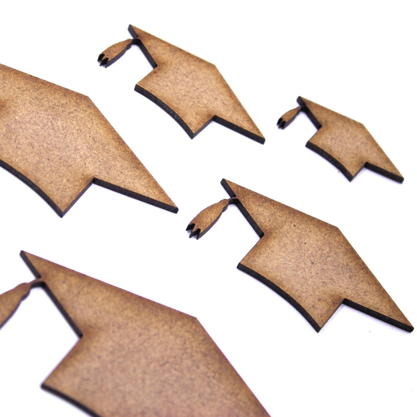Mortarboard Craft Shape, Various Sizes, 2mm MDF Wood. 21st, Graduation Cap