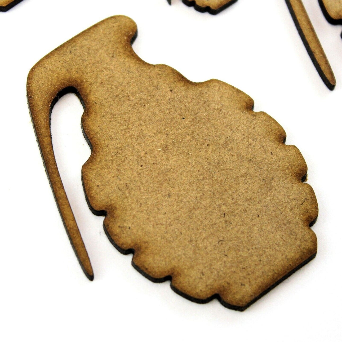 Hand Grenade Craft Shape, Various Sizes, 2mm MDF Wood.