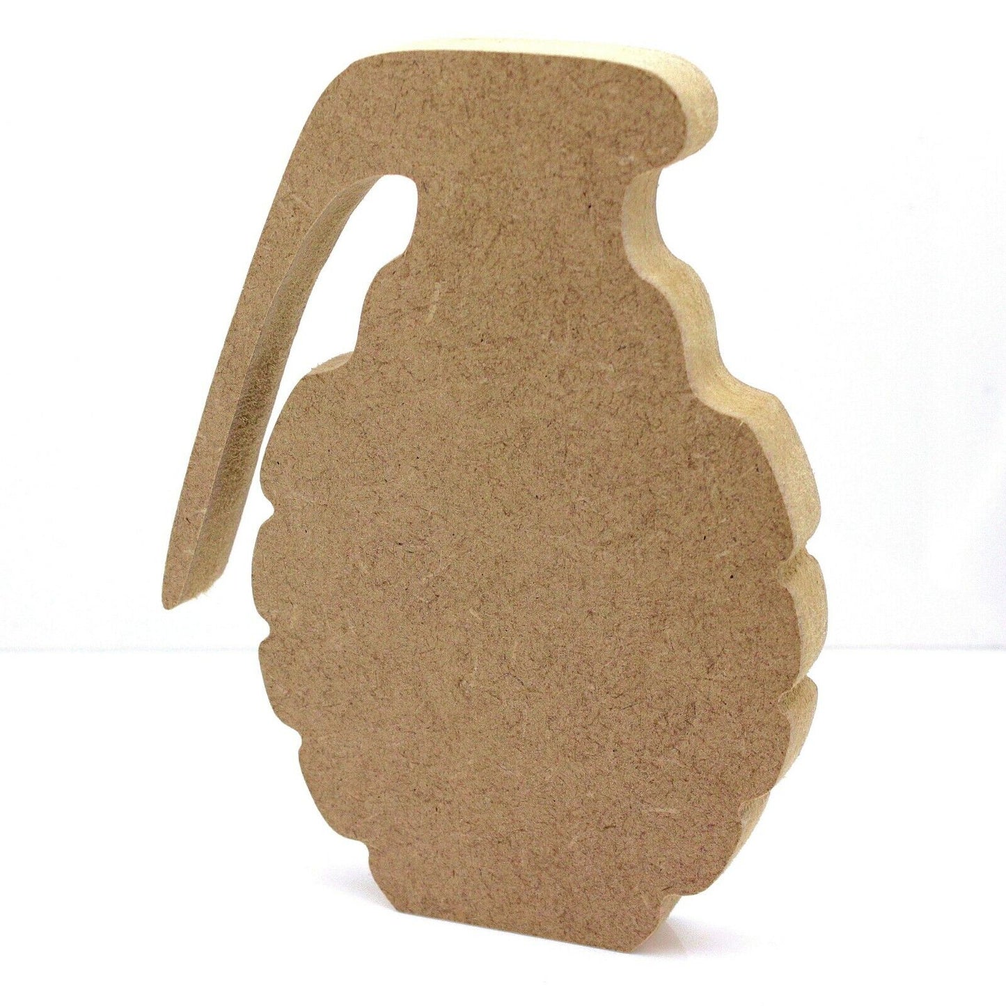Free Standing 18mm MDF Grenade Craft Shape Various Sizes. Soldier, War, Army