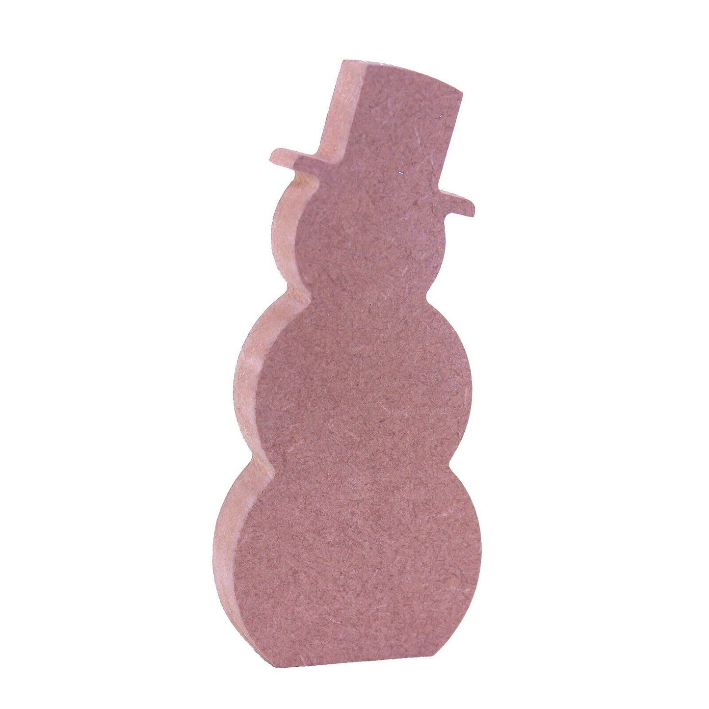 Free Standing 18mm MDF Armless Snowman Craft Shape Various Sizes. Christmas Snow