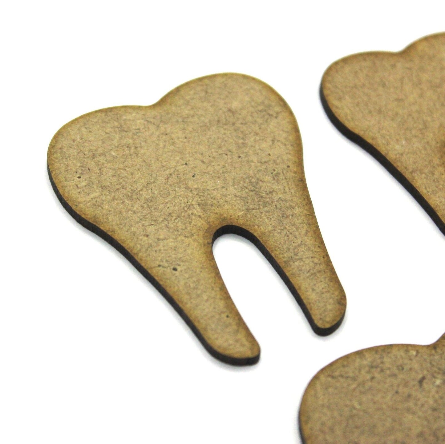 Tooth Craft Shape Blank, Various Sizes, 2mm MDF Wood. Teeth. Mouth. Tooth Fairy