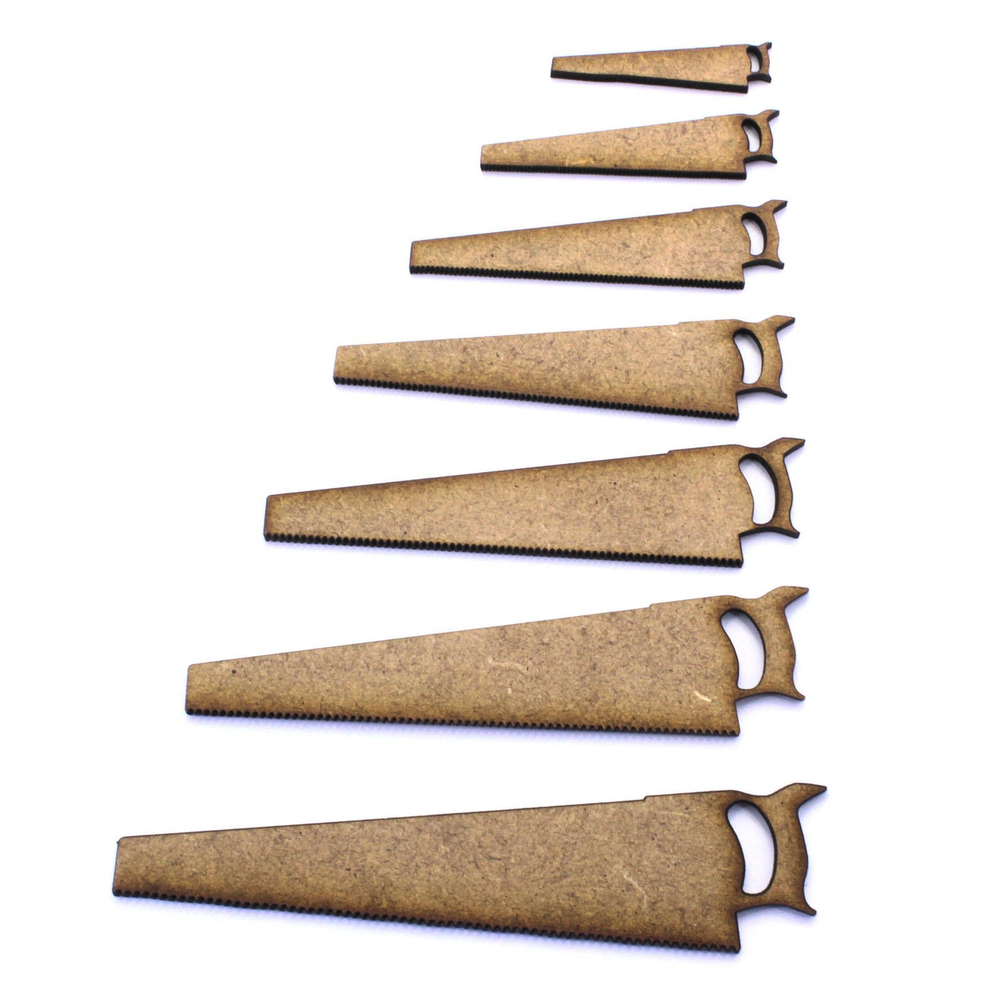 Saw Shape. Tool Craft Shapes, Embellishments, Decorations, 2mm MDF