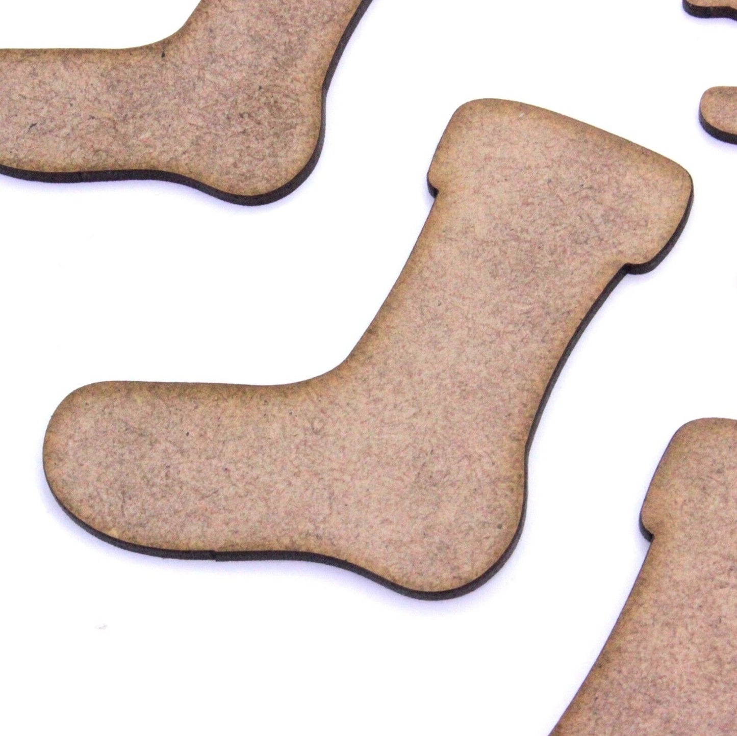 Christmas Stocking Craft Shape Blank, Various Sizes, 2mm MDF. Xmas, Santa