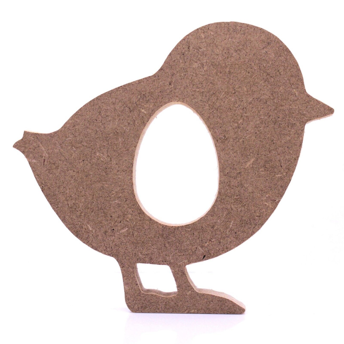 Free Standing 18mm MDF Easter Chick Egg Holder Shape. Kinder Egg, Creme Egg.