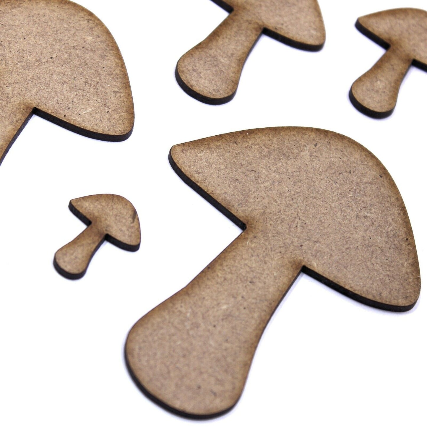 Mushroom 2 Craft Shape, Various Sizes, 2mm MDF Wood. Woodland, Food