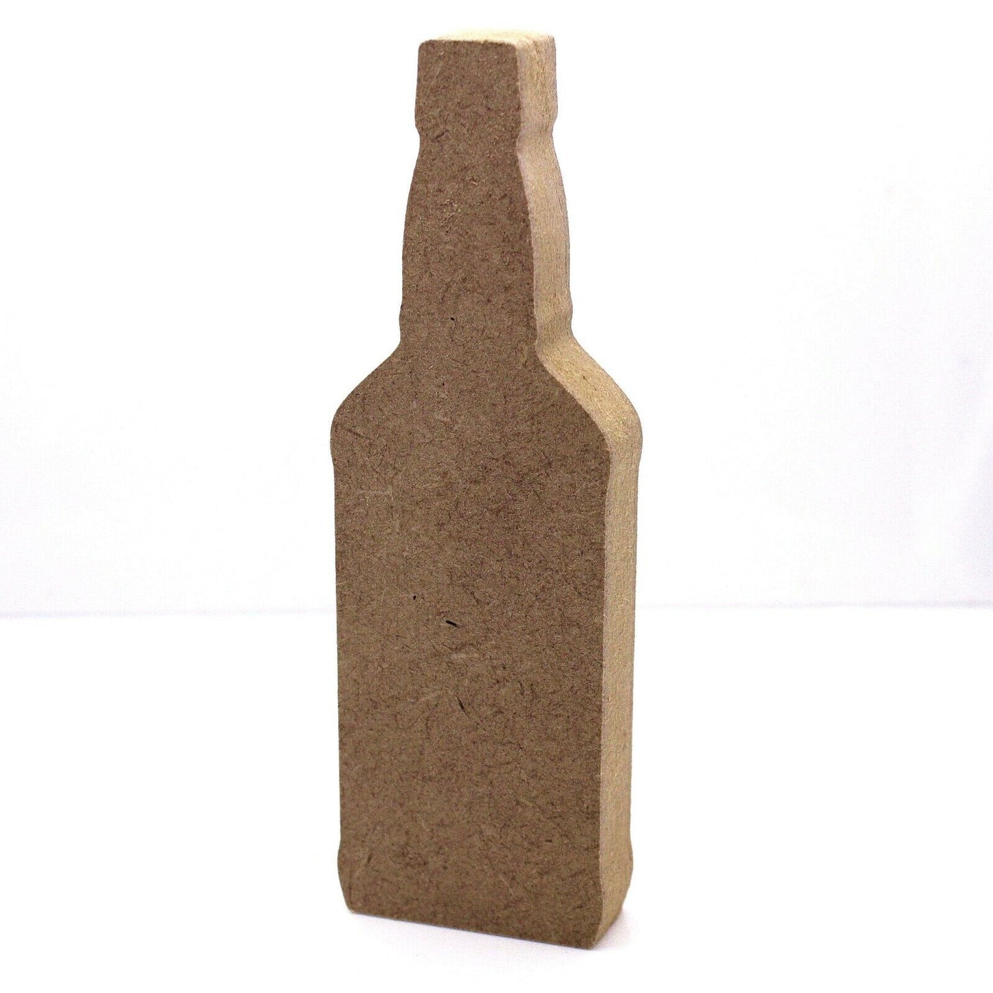 Free Standing 18mm MDF Whisky Bottle Craft Shape. 10cm to 30cm. Spirit, Whiskey