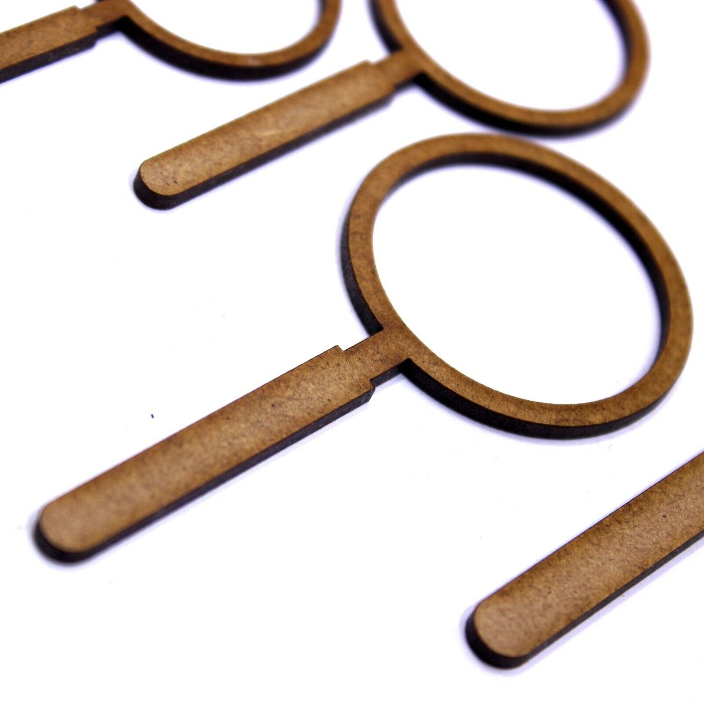 Magnifying Glass Arts and Crafts Shape. 2mm MDF. Various Sizes. Detective.
