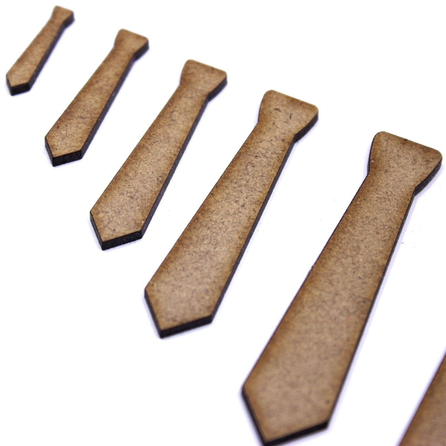Tie Craft Shape, Various Sizes, 2mm MDF Wood. Teacher, School
