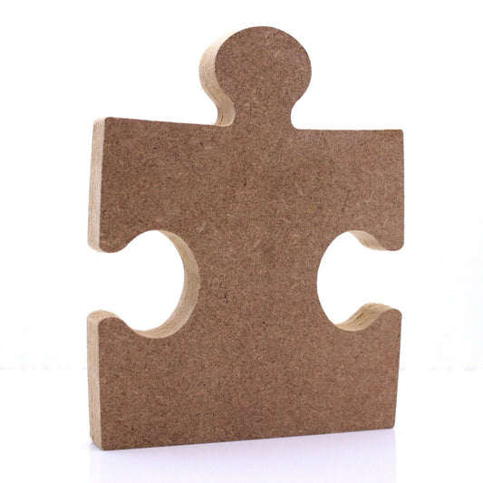 Free Standing 18mm MDF Jigsaw Craft Shape. 10cm to 30cm. Puzzle