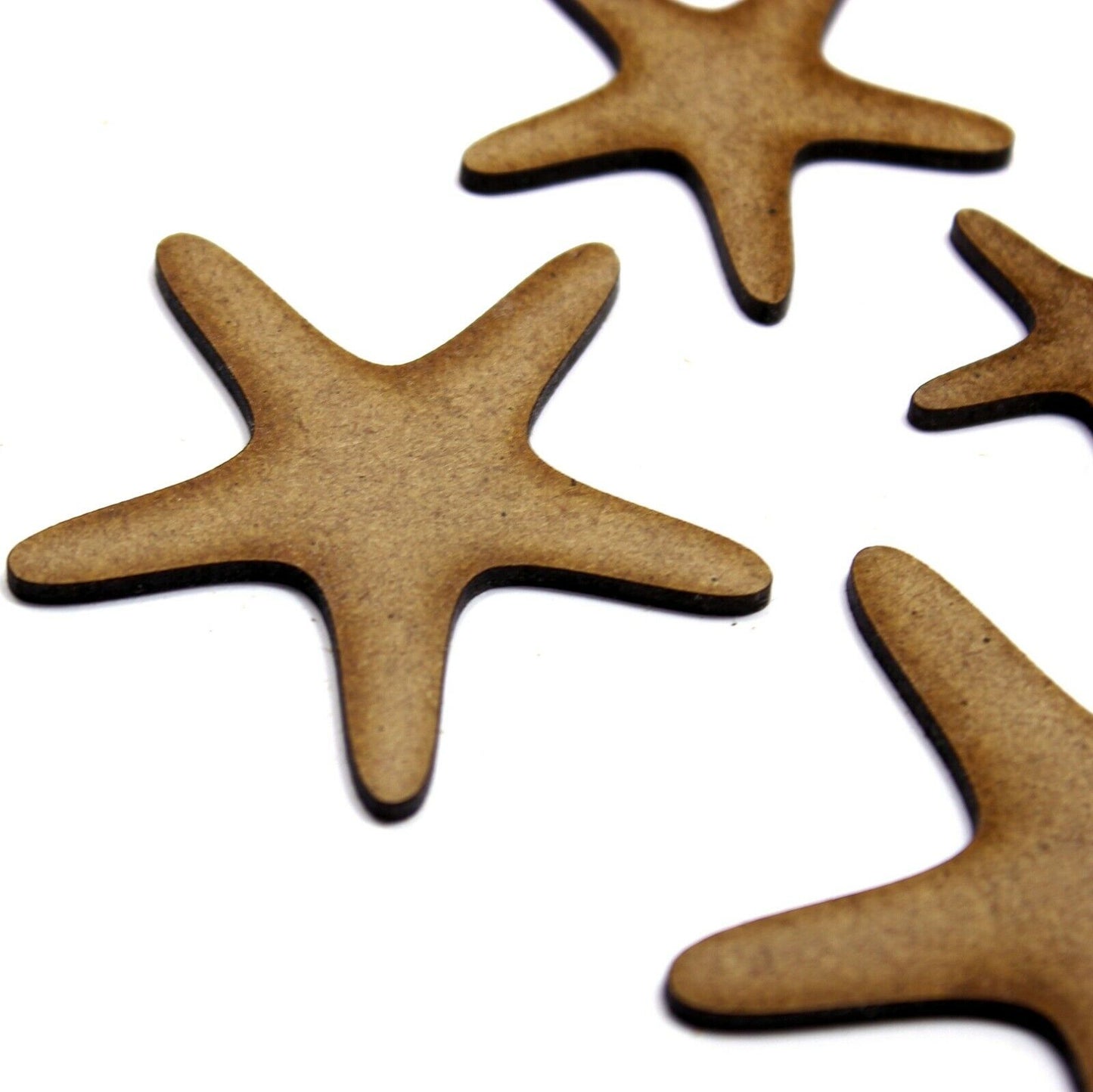 Starfish Craft Shape, Various Sizes, 2mm MDF Wood. Seaside, Marine, Ocean, Sea