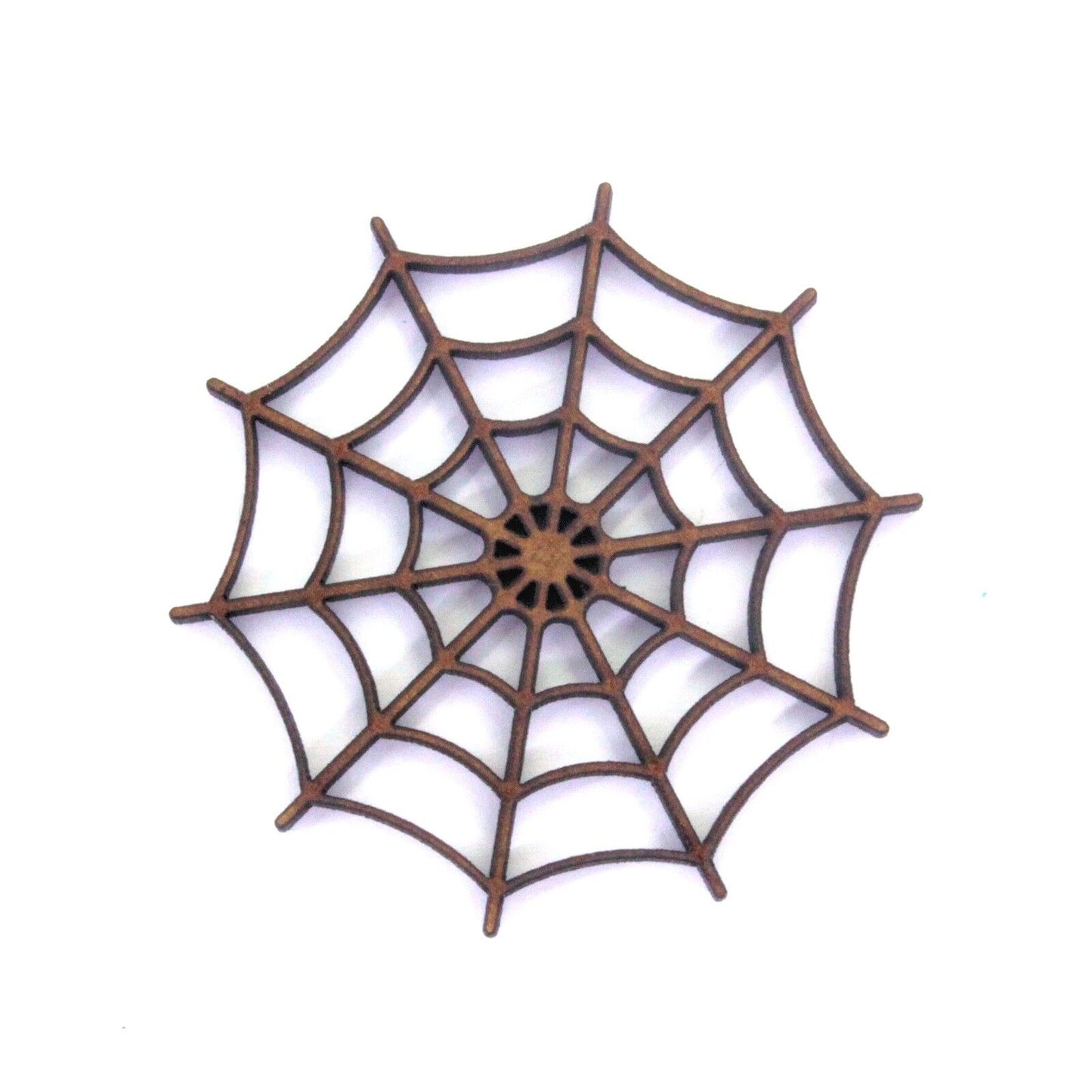Spider Web Craft Shape. Various Sizes 30mm - 200mm. 2mm MDF. Halloween, Spooky