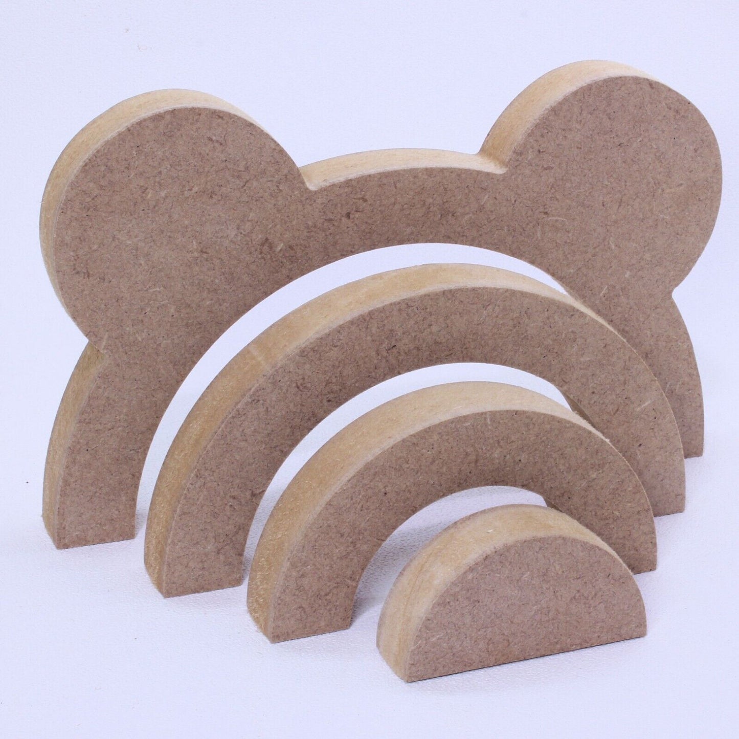 Bear Ears Stacker, 18mm MDF, Stacking, Stack, Rainbow, Nursery Decoration, Decor