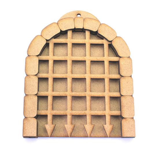 Castle Gate Kit With Sliding Portcullis Decoration. Fairy Door Alternative