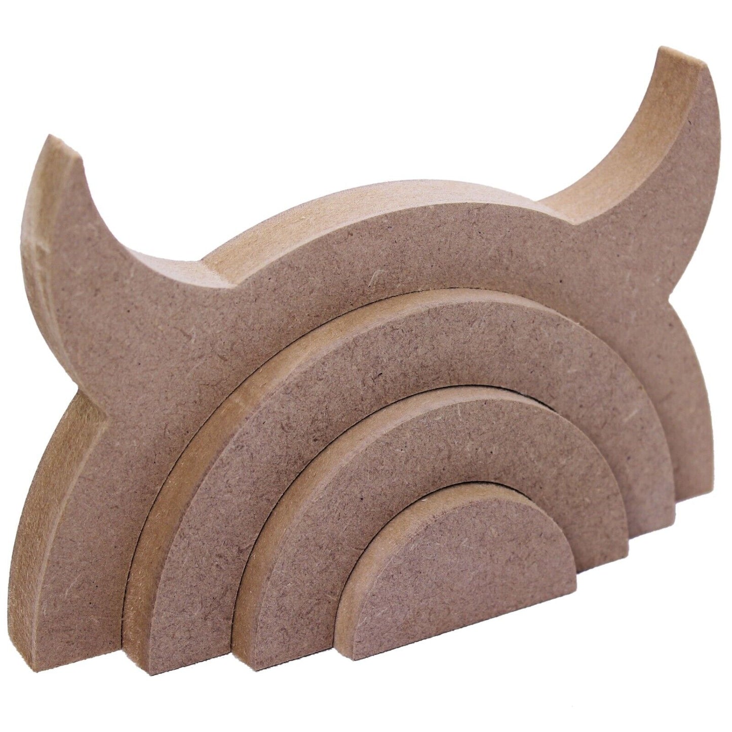 MDF Free Standing Devil Horns Stacker, 18mm MDF, Stacking, Stack, Rainbow