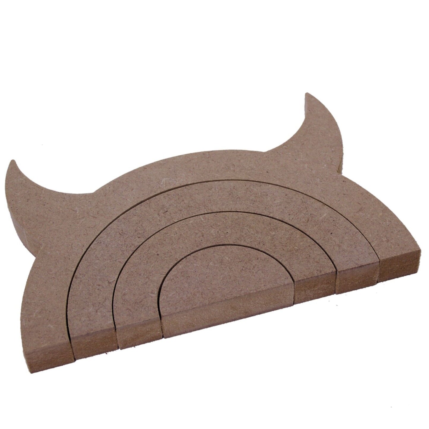 MDF Free Standing Devil Horns Stacker, 18mm MDF, Stacking, Stack, Rainbow