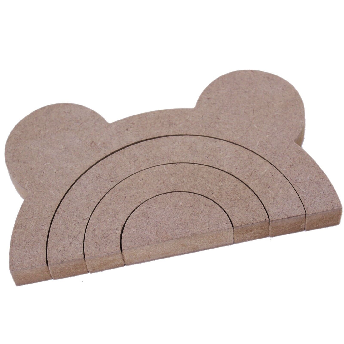 Bear Ears Stacker, 18mm MDF, Stacking, Stack, Rainbow, Nursery Decoration, Decor