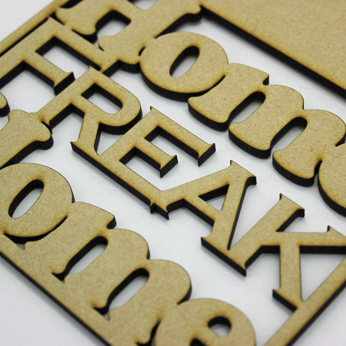 Home Freak Home Hanging Decoration. Humorous Wooden/MDF Home Decoration