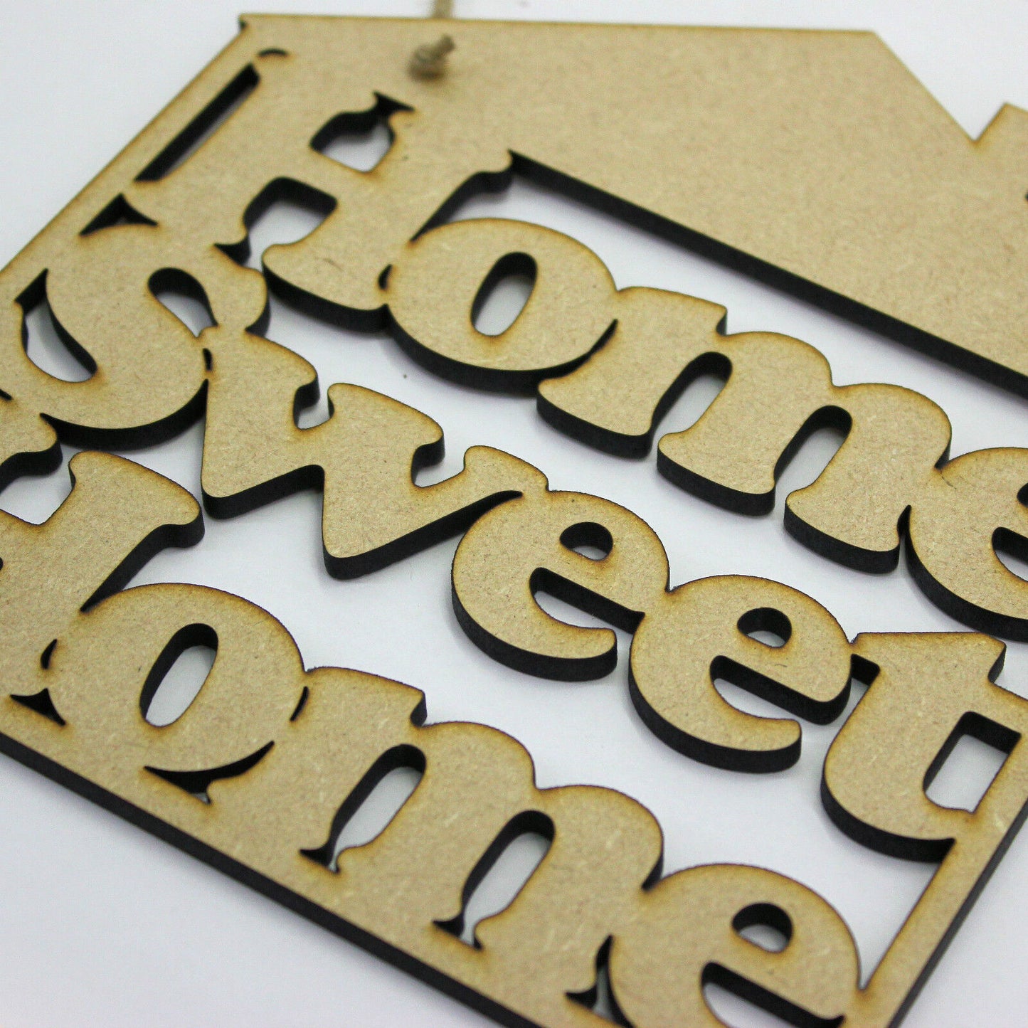 Home Sweet Home Hanging Decoration. Wooden/MDF Home/House Decoration