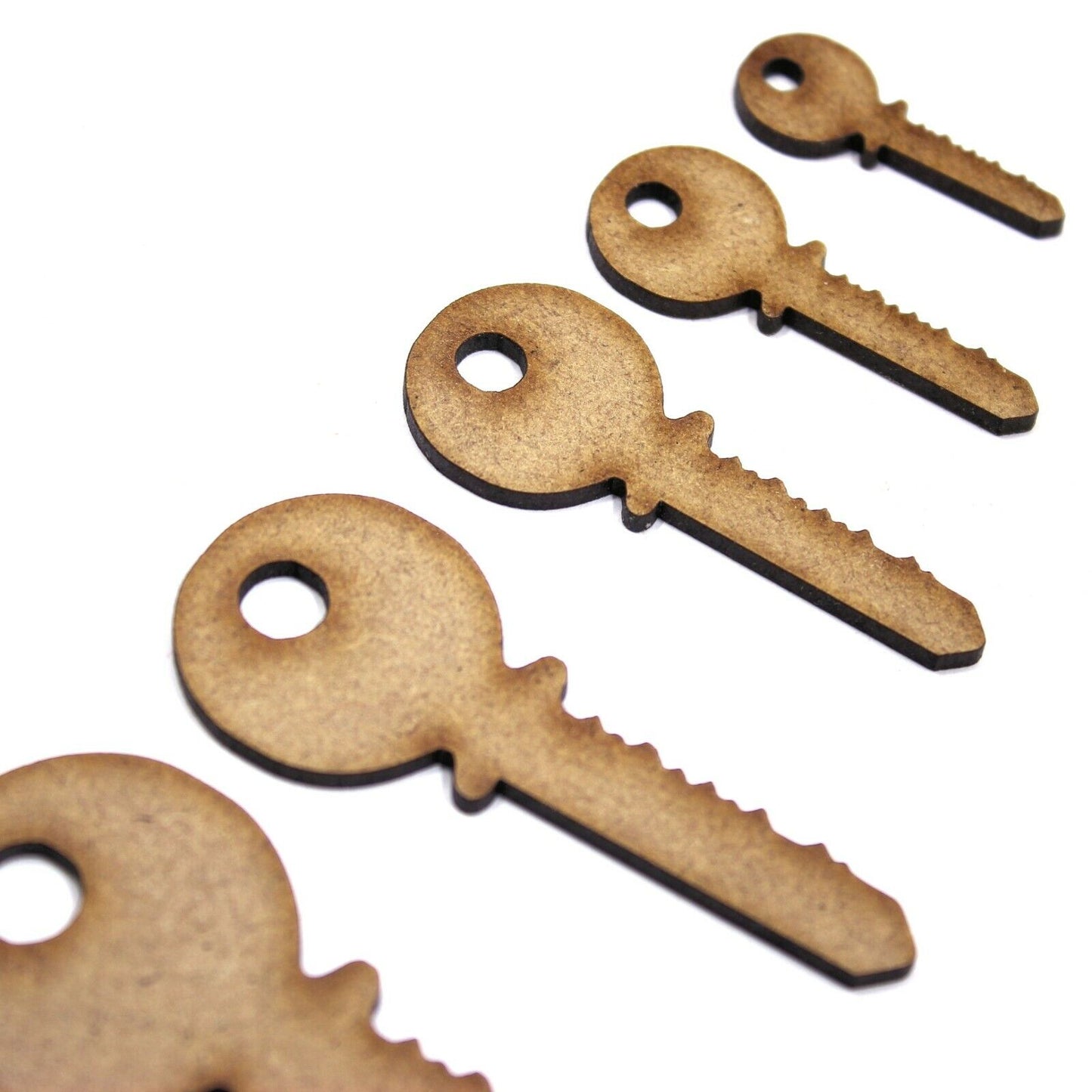 Door Key Craft Shape, Various Sizes, 2mm MDF Wood. 21st, New Home, House