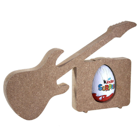 Free Standing 18mm MDF Guitar and Amp Egg Holder. Kinder Egg, Creme Egg. Music
