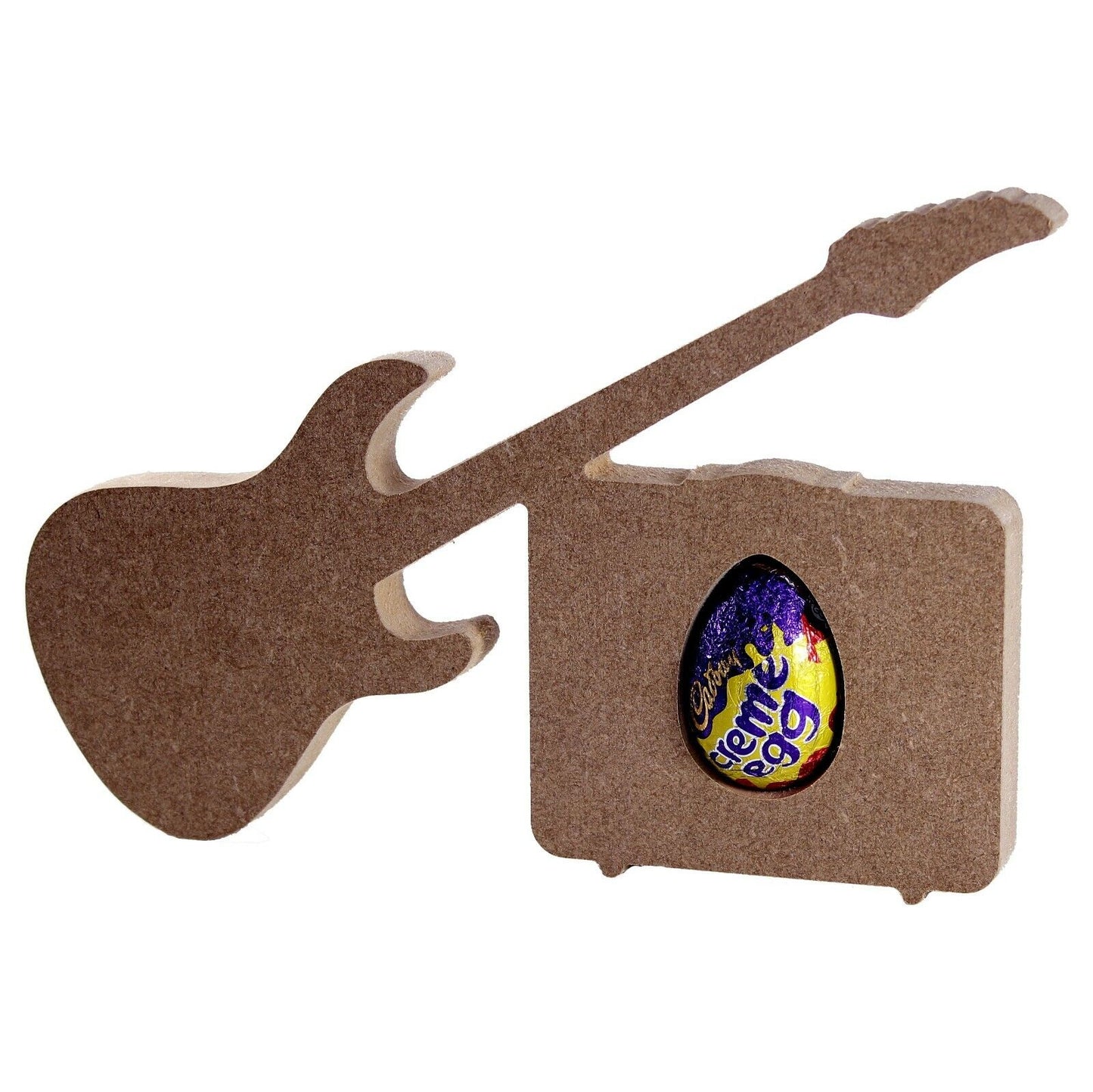 Free Standing 18mm MDF Guitar and Amp Egg Holder. Kinder Egg, Creme Egg. Music
