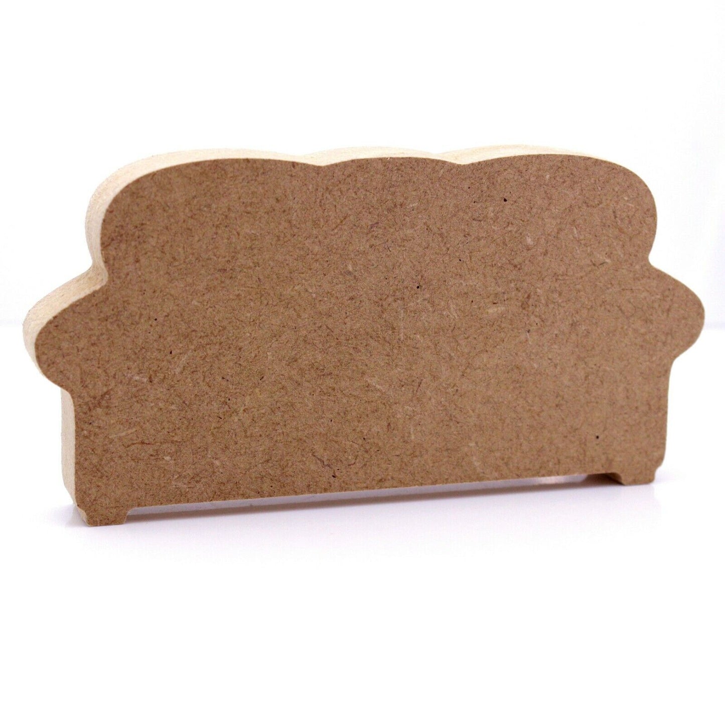 Free Standing 18mm MDF Couch Craft Shape. 10cm to 30cm. Sofa, Friends, Simpsons