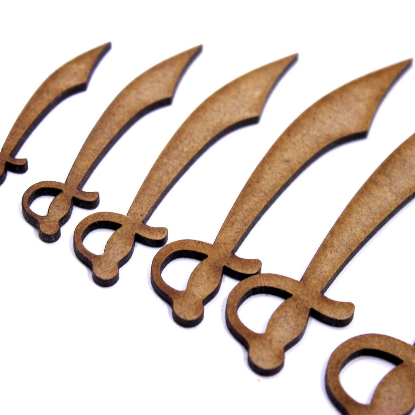 Pirate Sword Craft Shape, Various Sizes, 2mm MDF Wood. Cutlass
