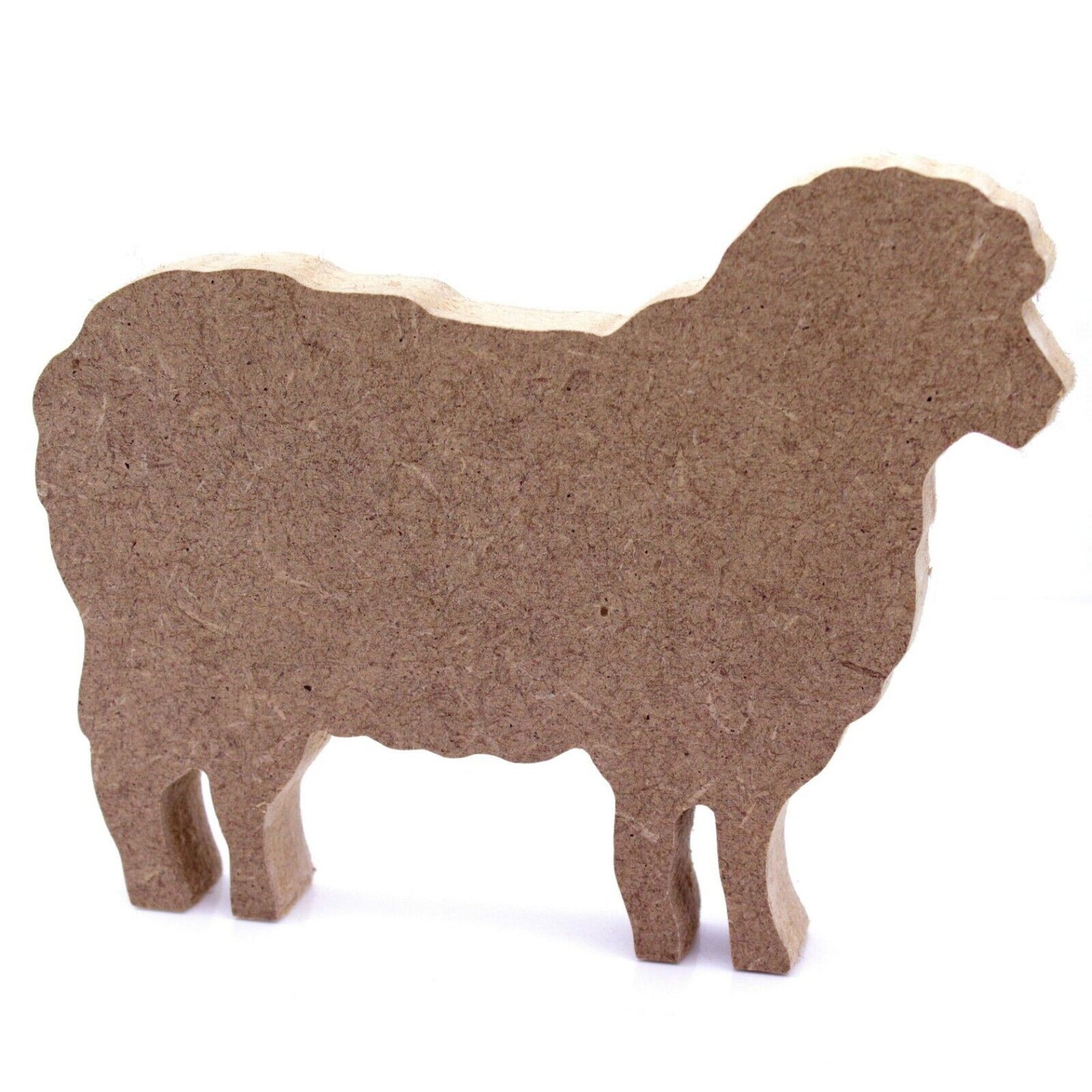 Free Standing 18mm MDF Sheep Craft Shape Various Sizes. Farm, Animal, Wool