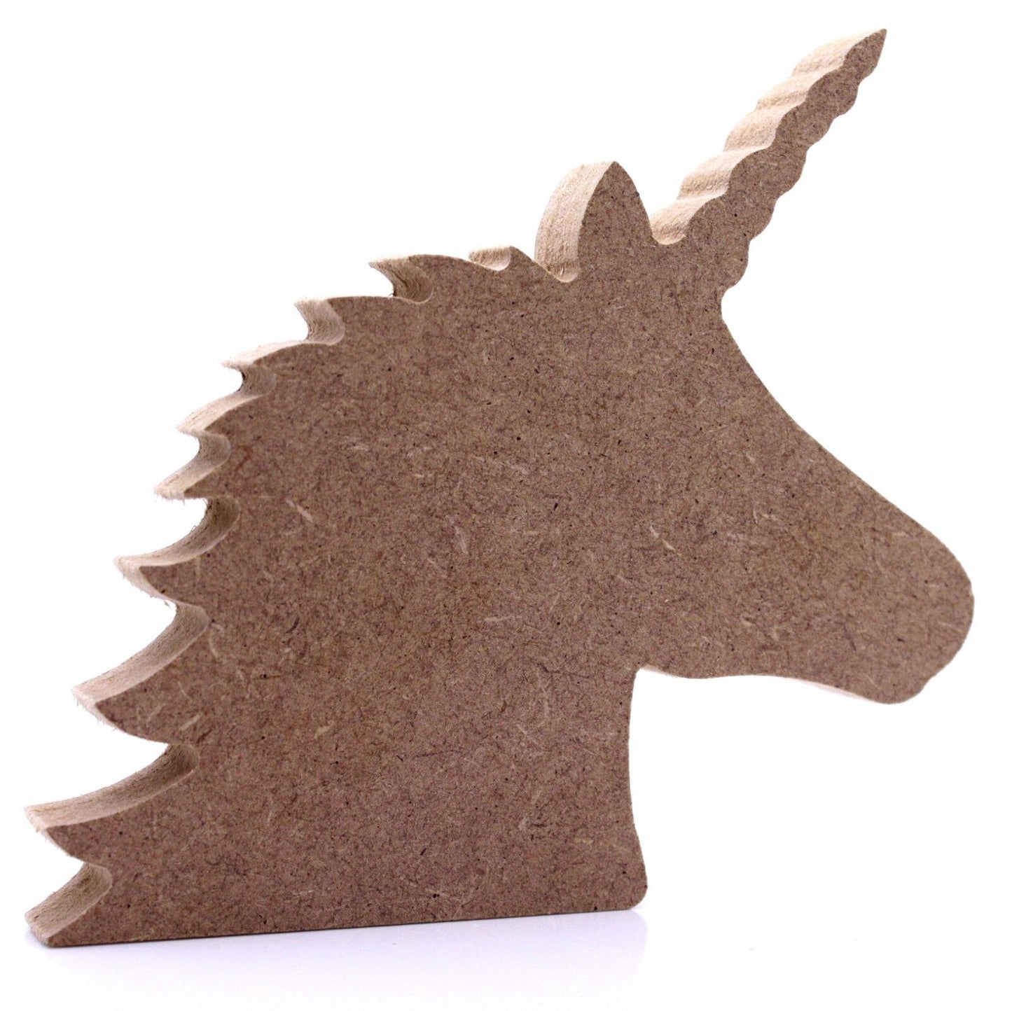 Free Standing 18mm MDF Unicorn Head Craft Shape Various Sizes. Mythical, Horse