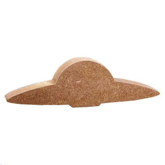 Free Standing 18mm MDF Flying Saucer Craft Shape Various Sizes. UFO, Sci fi