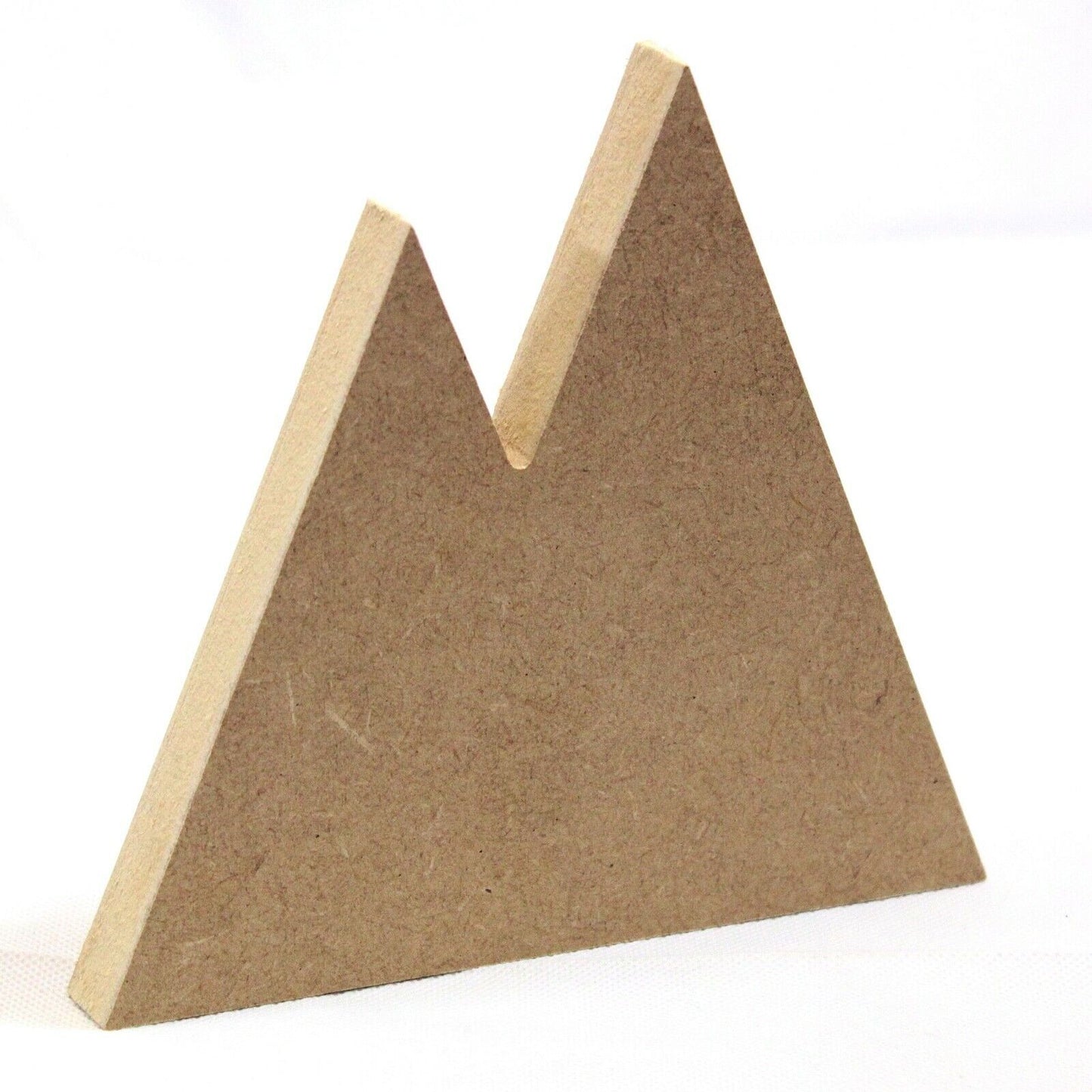 Free Standing 18mm MDF Mountain Craft Shape Various Sizes. 2 Shape Options.
